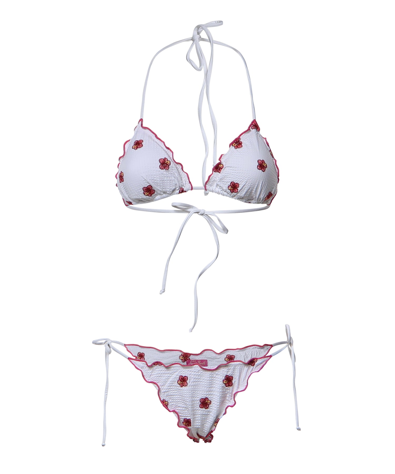 Bikini a triangolo con stampa SAGI001 00636L MC2 SAINT BARTH 