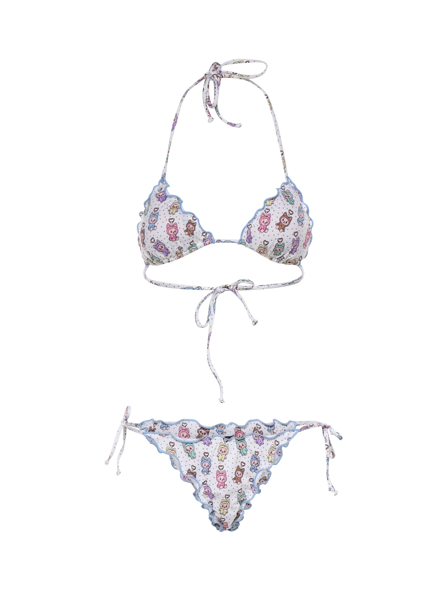 Bikini Sagitami con stampa LaBubu SAGI001 09070L MC2 SAINT BARTH 