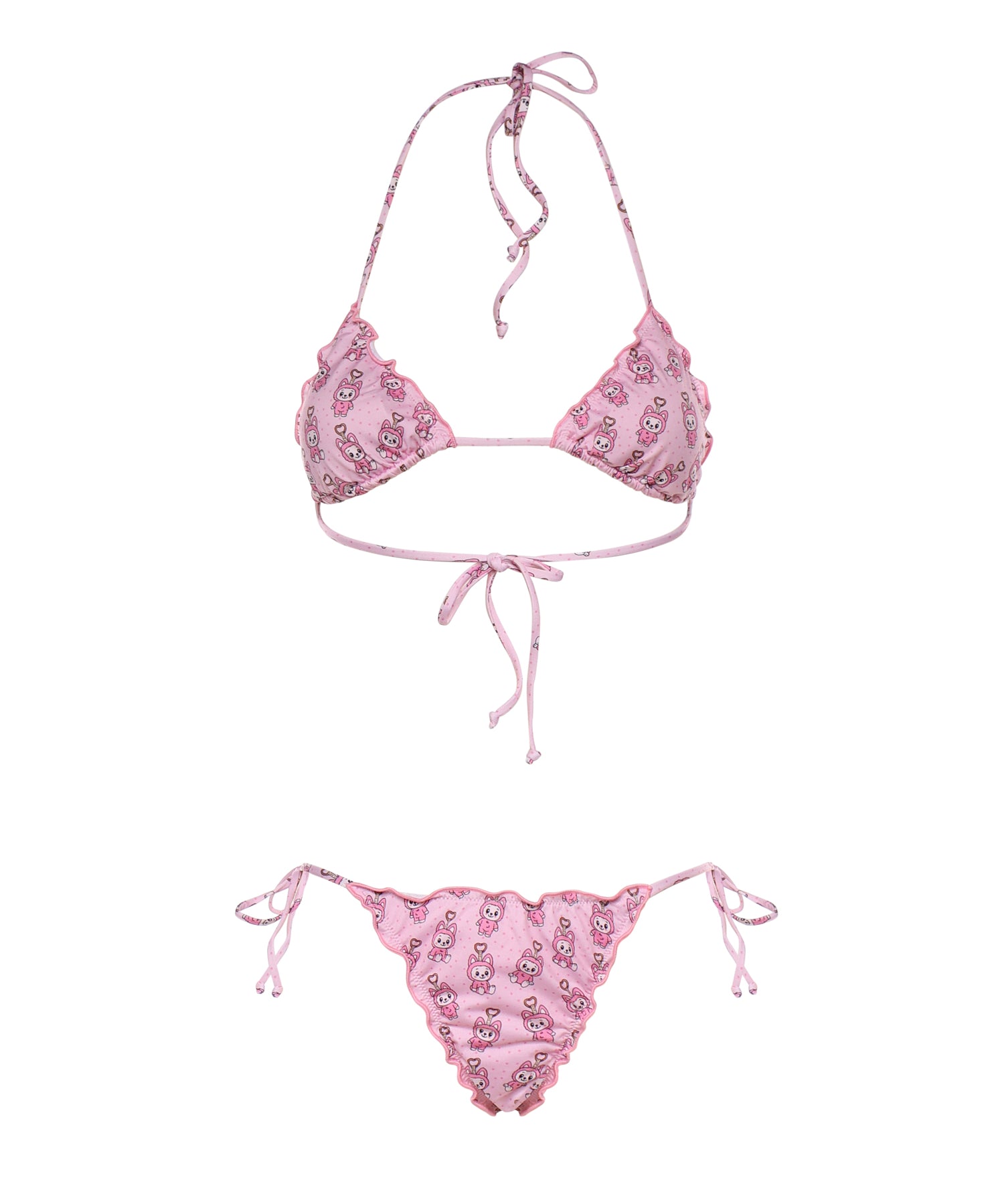 Bikini Sagitami con stampa LaBubu SAGI001 09071L MC2 SAINT BARTH 