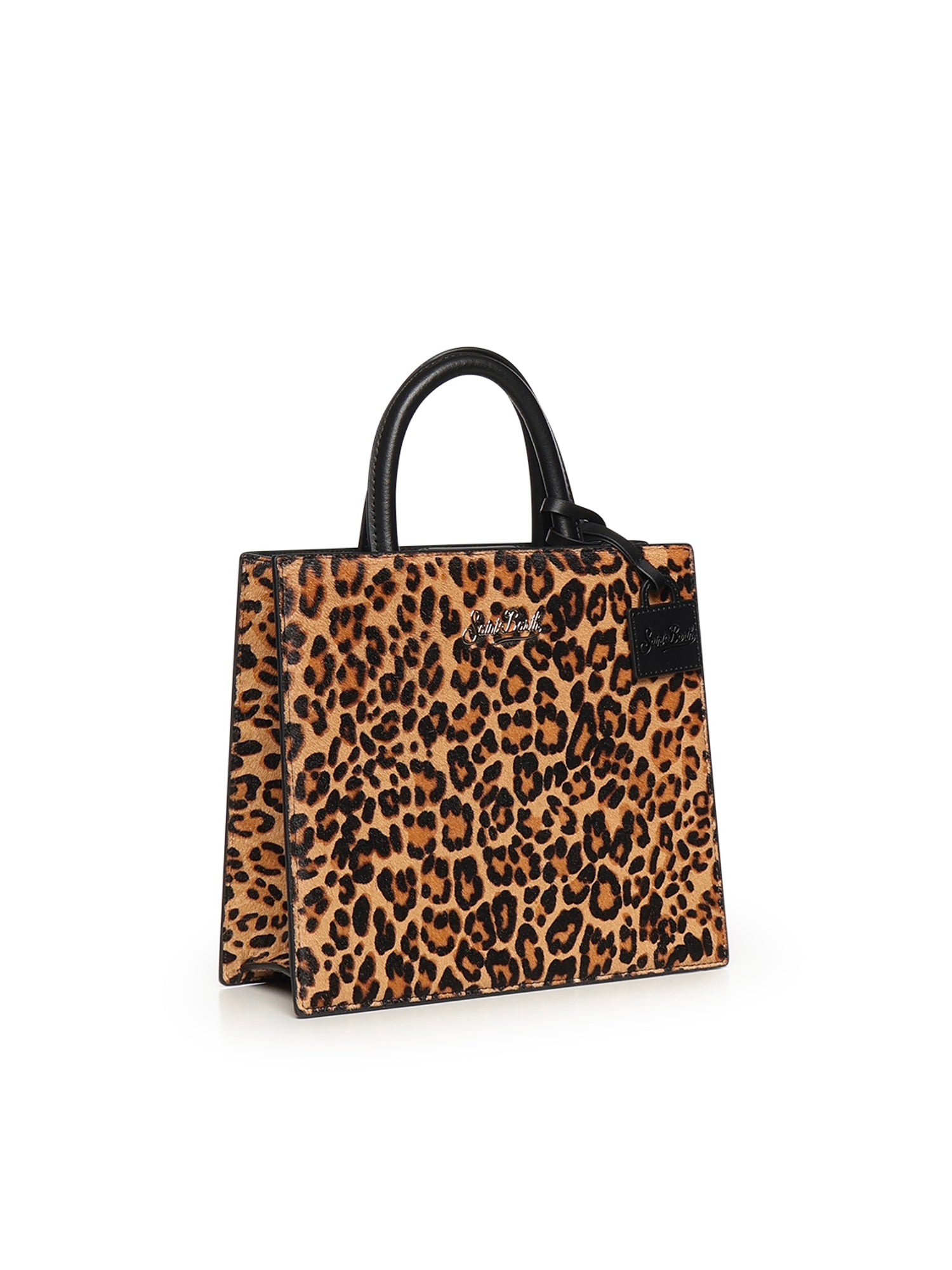Borsa Shop Midi con stampa leopardata SHBM0001 00003L MC2 SAINT BARTH 