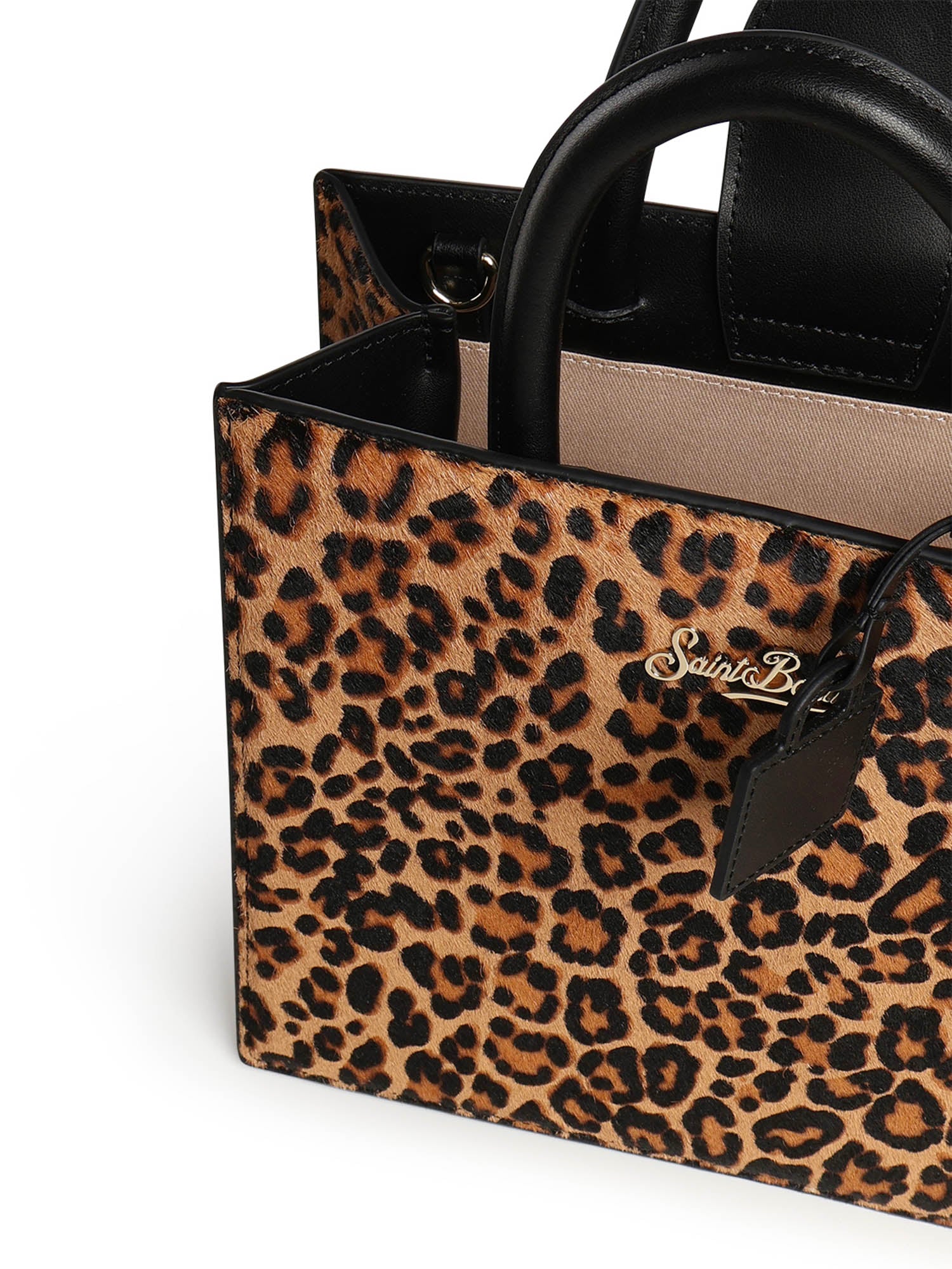 Borsa Shop Midi con stampa leopardata SHBM0001 00003L MC2 SAINT BARTH 