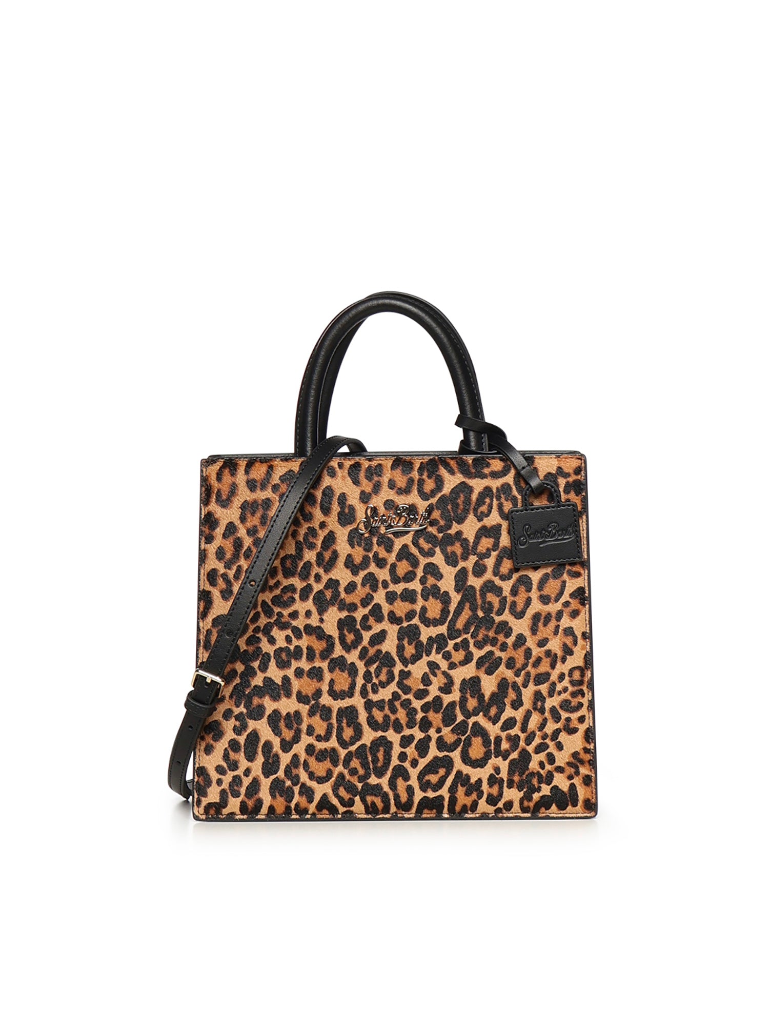 Borsa Shop Midi con stampa leopardata SHBM0001 00003L MC2 SAINT BARTH 
