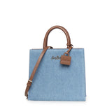 Borsa Shop Midi in denim e pelle SHBM0001 00009L MC2 SAINT BARTH 