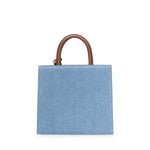 Borsa Shop Midi in denim e pelle SHBM0001 00009L MC2 SAINT BARTH 