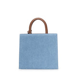 Borsa Shop Midi in denim e pelle SHBM0001 00009L MC2 SAINT BARTH 