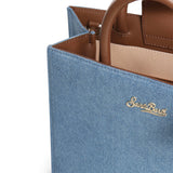 Borsa Shop Midi in denim e pelle SHBM0001 00009L MC2 SAINT BARTH 