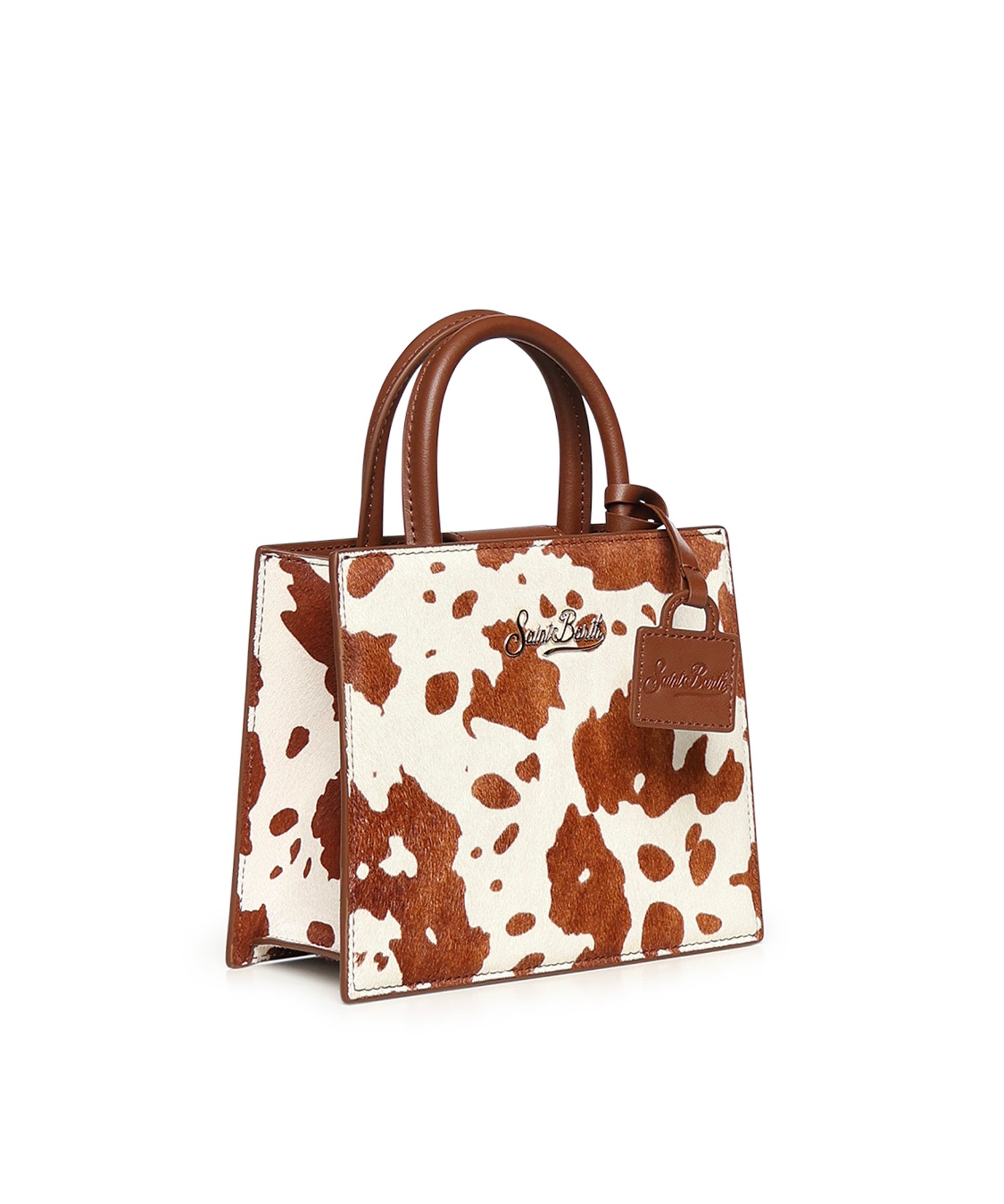 Borsa Shop Mini in cavallino con stampa muccata SHBM0002 00007L MC2 SAINT BARTH 