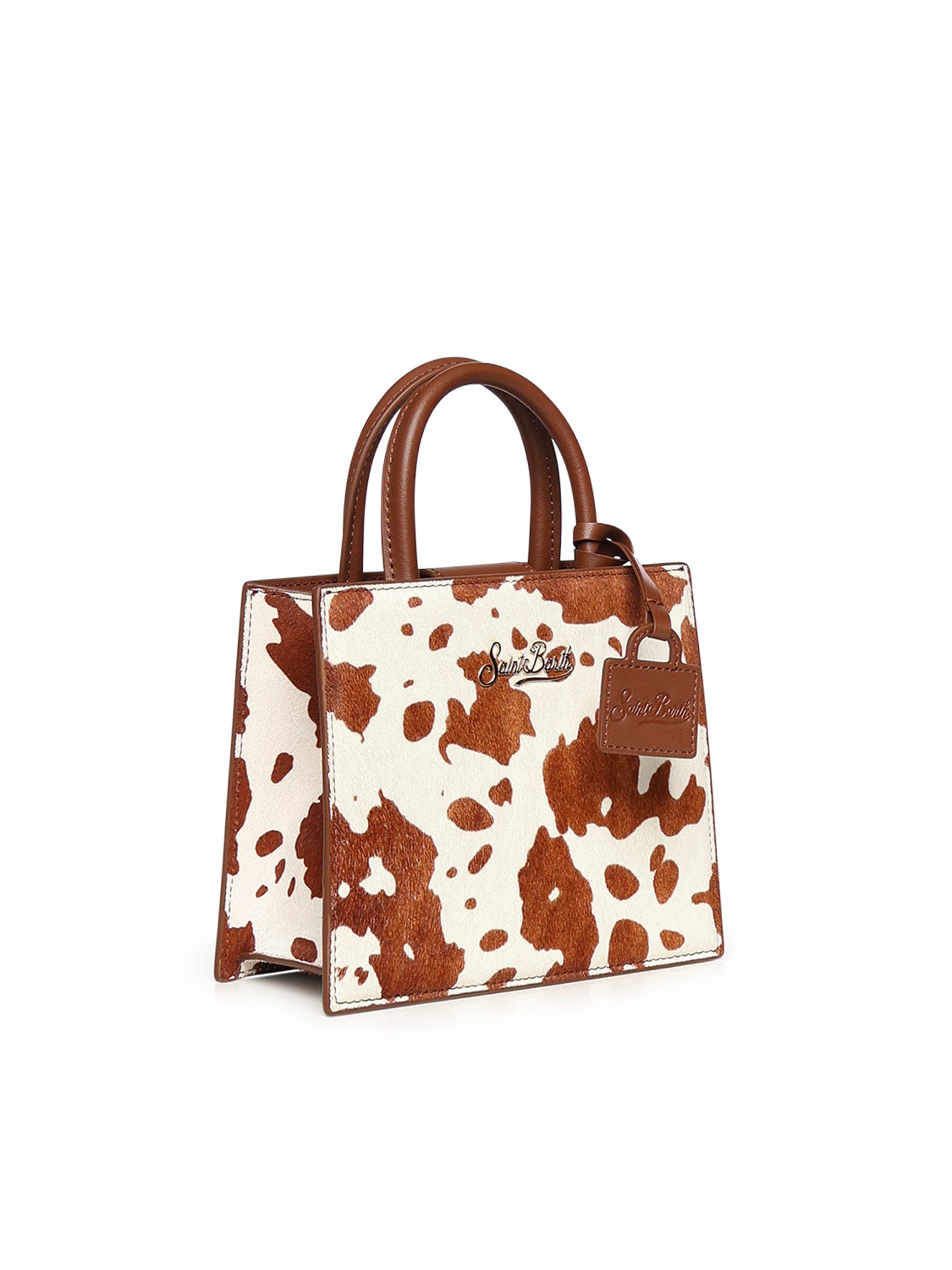 Borsa Shop Mini in cavallino con stampa muccata SHBM0002 00007L MC2 SAINT BARTH 