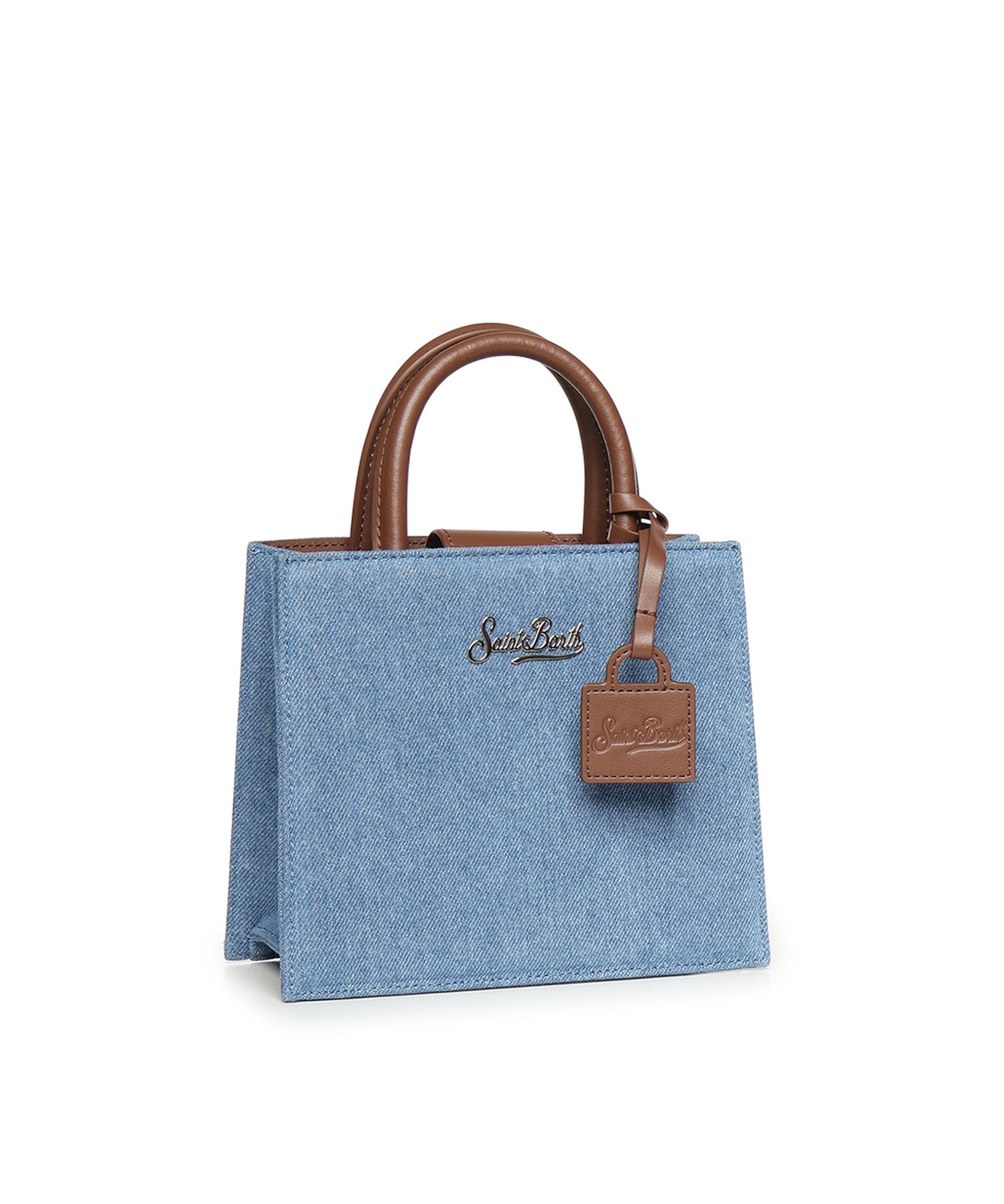 Borsa Shop Mini in denim e pelle SHBM0002 00009L MC2 SAINT BARTH 