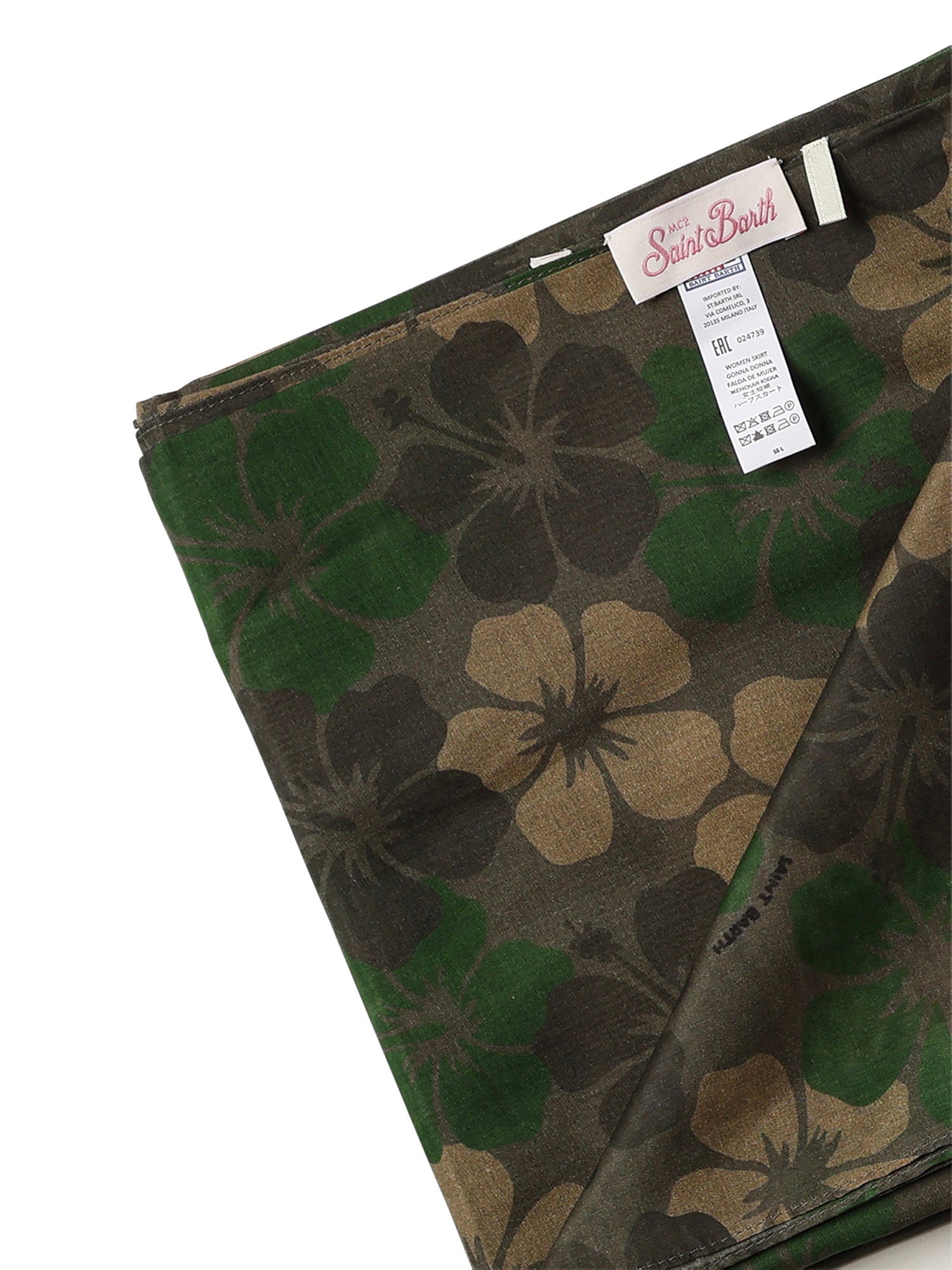 Pareo lungo Thaiti in misto cotone e seta TAIT001 09578L MC2 SAINT BARTH 