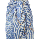 Pareo lungo in misto cotone e seta TAIT001 09731L MC2 SAINT BARTH 