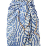Pareo lungo in misto cotone e seta TAIT001 09731L MC2 SAINT BARTH 