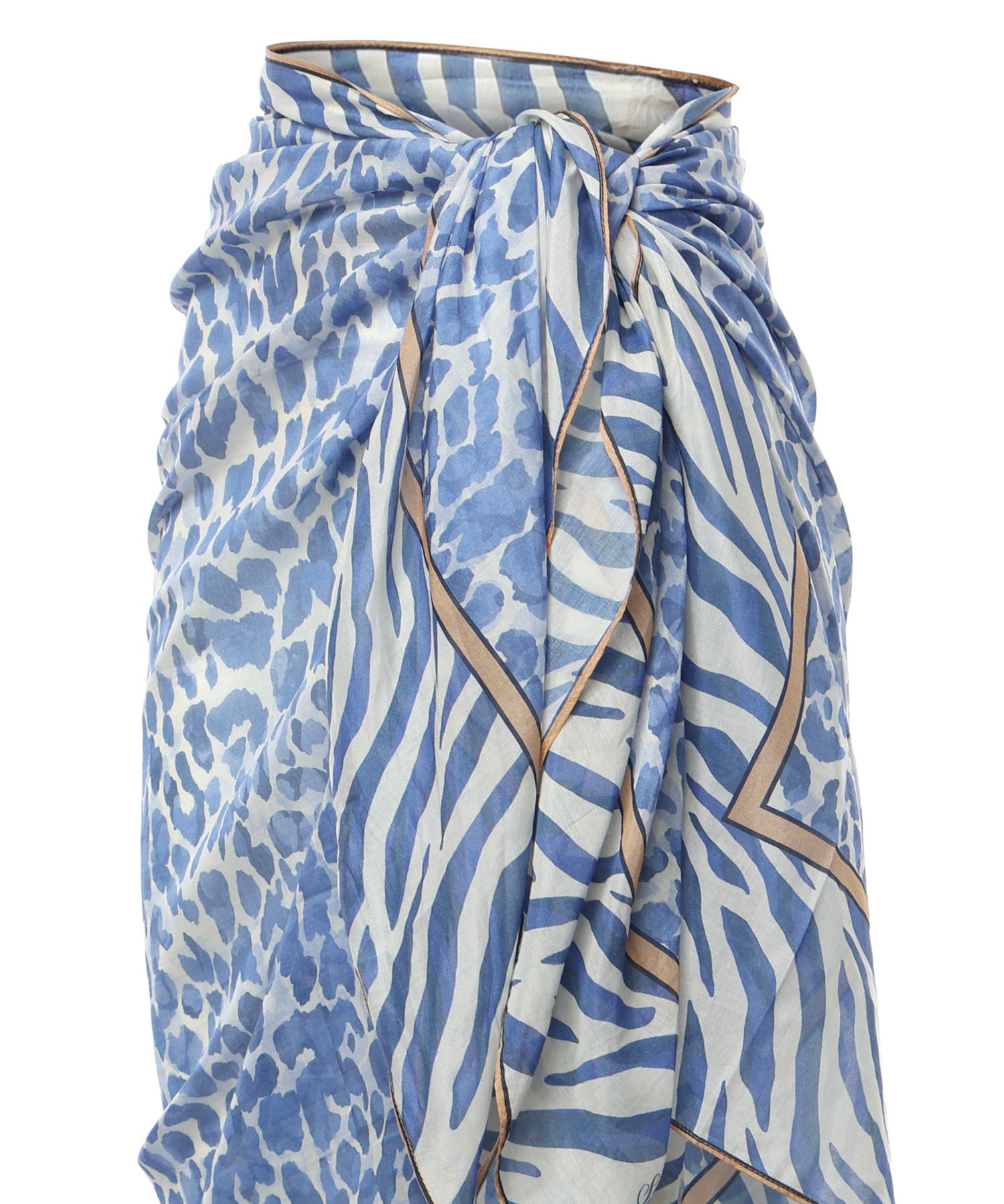 Pareo lungo in misto cotone e seta TAIT001 09731L MC2 SAINT BARTH 