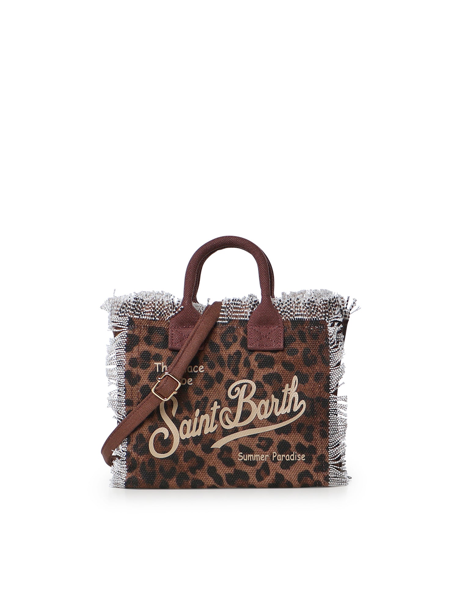 Borsa Vanity mini in canvas leopardato VAMI001 00190L MC2 SAINT BARTH 