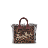 Borsa Vanity mini in canvas leopardato VAMI001 00190L MC2 SAINT BARTH 