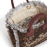 Borsa Vanity mini in canvas leopardato VAMI001 00190L MC2 SAINT BARTH 