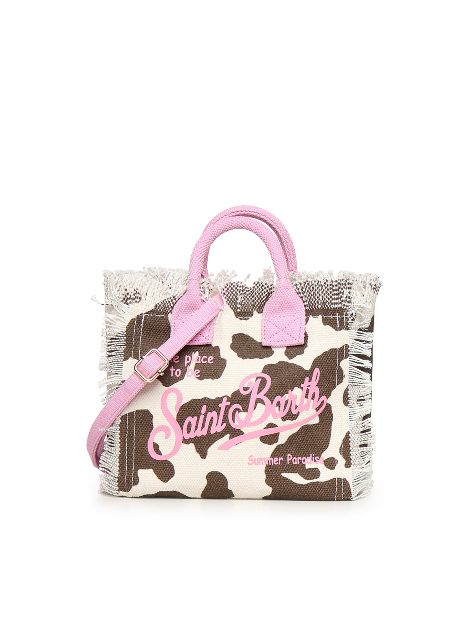 Borsa Vanity mini in canvas con stampa VAMI001 00327L MC2 SAINT BARTH 