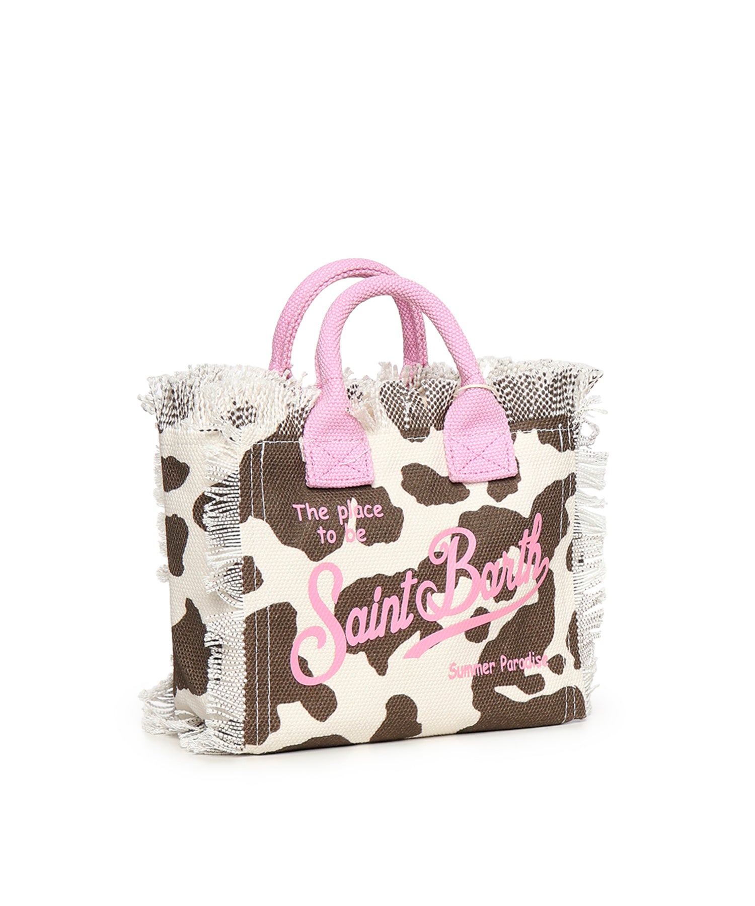 Borsa Vanity mini in canvas con stampa VAMI001 00327L MC2 SAINT BARTH 
