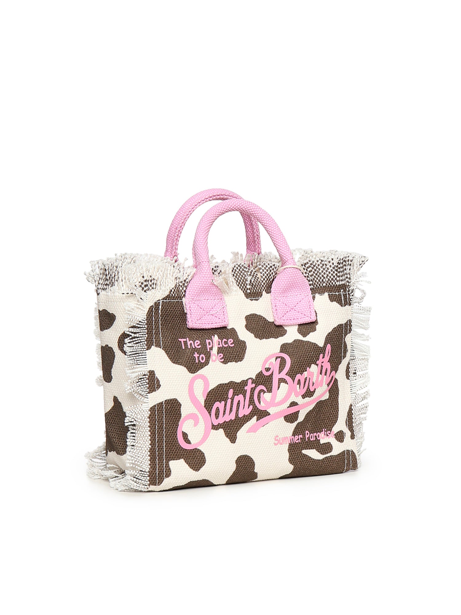 Borsa Vanity mini in canvas con stampa VAMI001 00327L MC2 SAINT BARTH 
