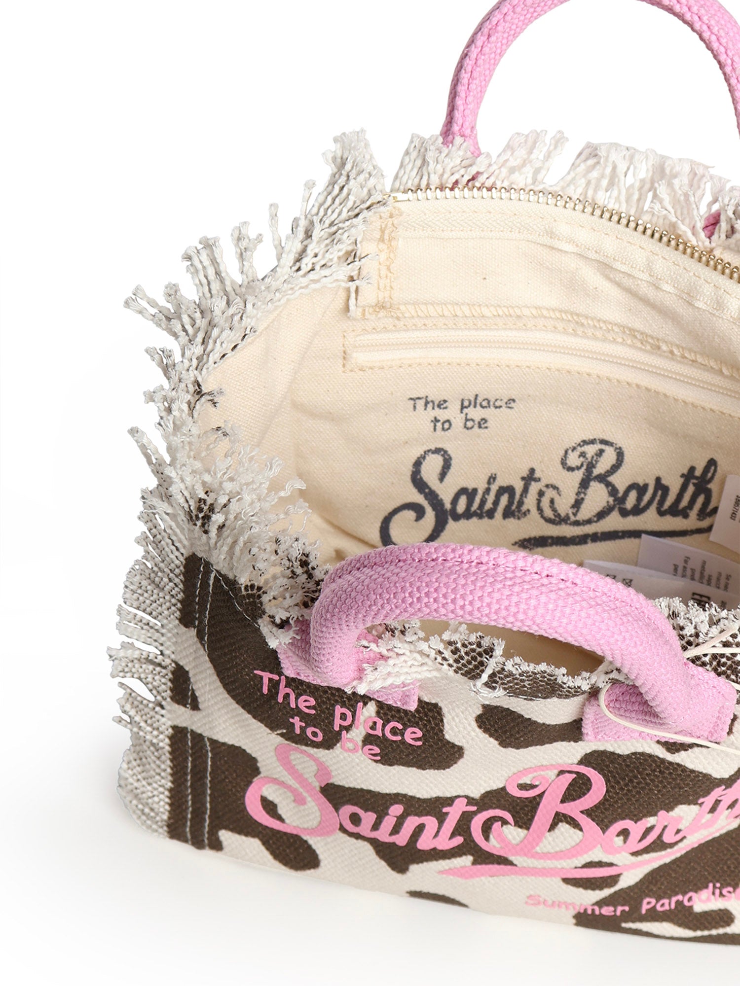 Borsa Vanity mini in canvas con stampa VAMI001 00327L MC2 SAINT BARTH 