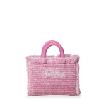 Borsa Vanity micro effetto paglia con logo VAMI015 00223L MC2 SAINT BARTH 
