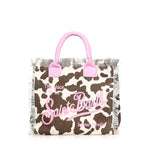 Borsa Vanity in canvas con stampa VANI001 00327L MC2 SAINT BARTH 