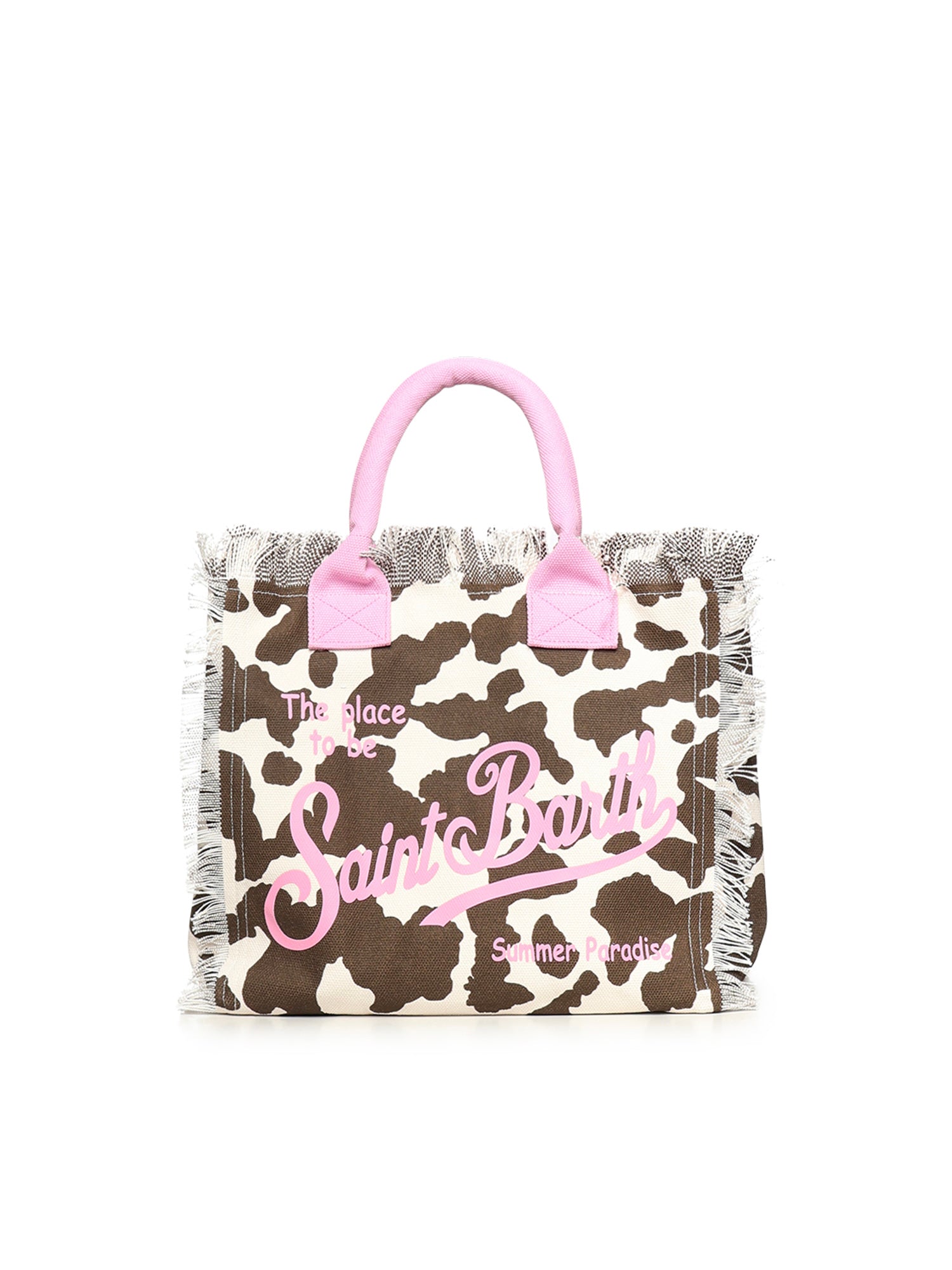 Borsa Vanity in canvas con stampa VANI001 00327L MC2 SAINT BARTH 