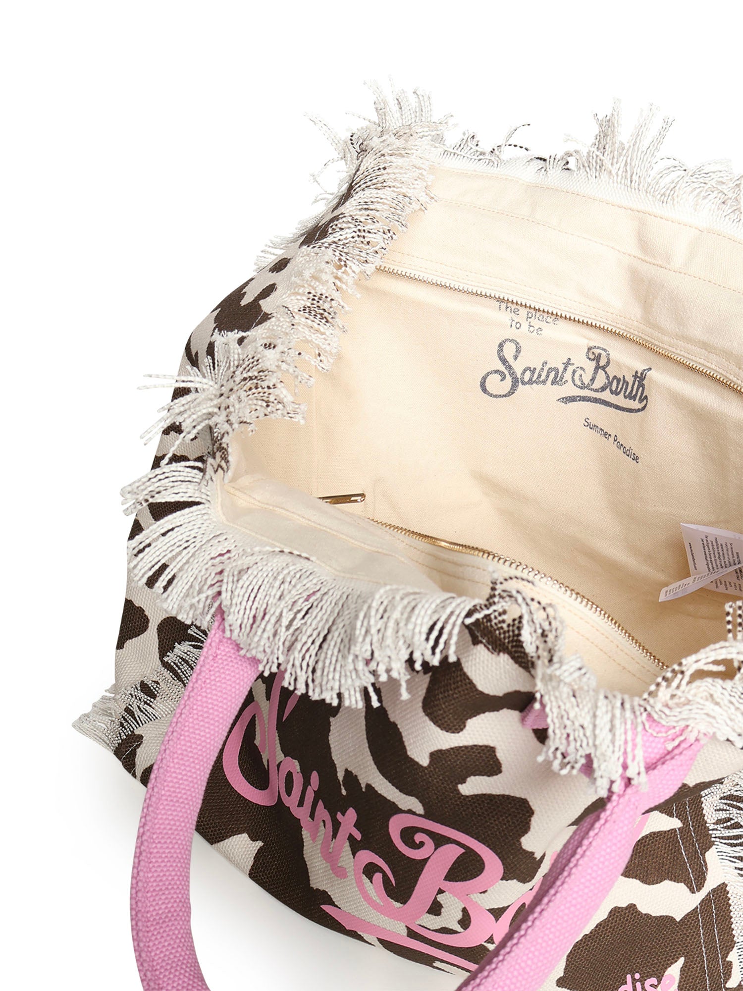 Borsa Vanity in canvas con stampa VANI001 00327L MC2 SAINT BARTH 