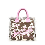 Borsa Vanity in canvas con stampa VANI001 00327L MC2 SAINT BARTH 