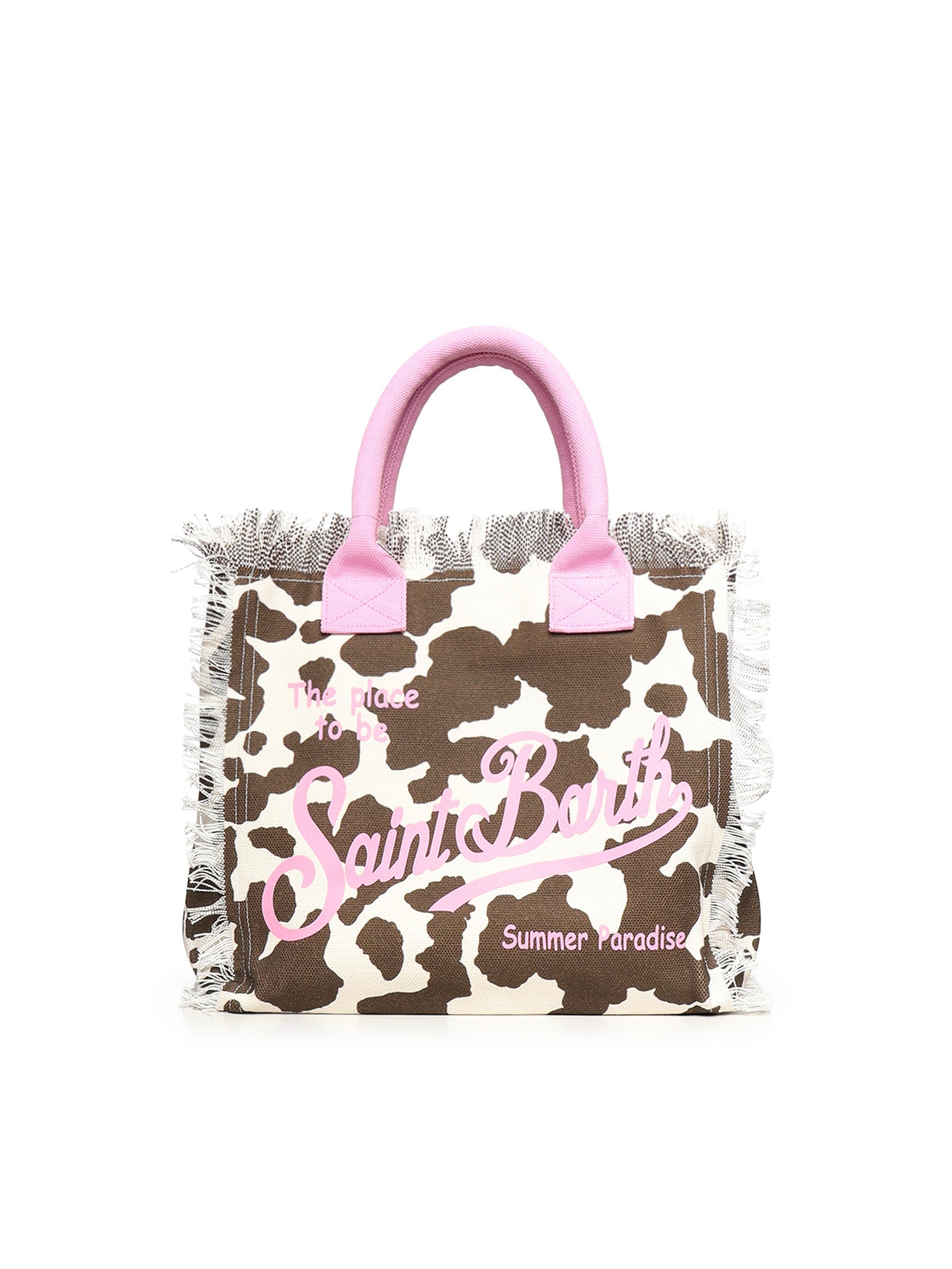 Borsa Vanity in canvas con stampa VANI001 00327L MC2 SAINT BARTH 