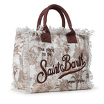 Borsa Vanity in canvas con stampa VANI001 02157L MC2 SAINT BARTH 
