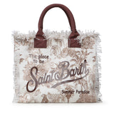 Borsa Vanity in canvas con stampa VANI001 02157L MC2 SAINT BARTH 