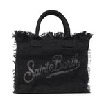 Borsa Vanity in canvas con logo in strass VANI001 02563L MC2 SAINT BARTH 