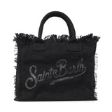 Borsa Vanity in canvas con logo in strass VANI001 02563L MC2 SAINT BARTH 