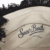 Borsa Vanity in canvas con logo in strass VANI001 02563L MC2 SAINT BARTH 