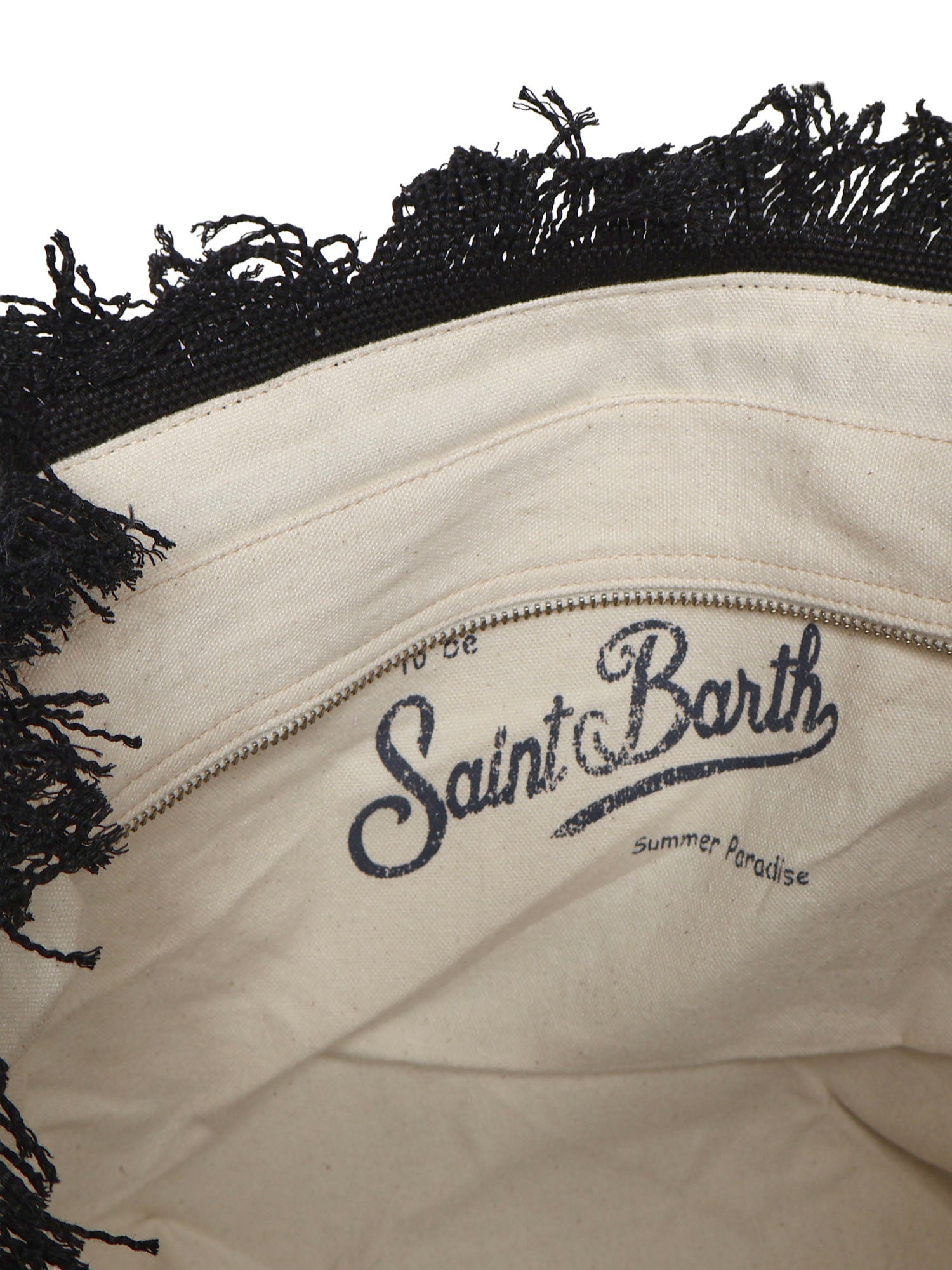 Borsa Vanity in canvas con logo in strass VANI001 02563L MC2 SAINT BARTH 