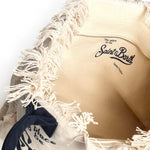 Borsa Vanity in canvas con frange VANI001 02564L MC2 SAINT BARTH 