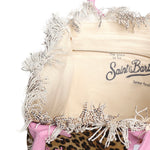 Borsa Vanity in canvas con stampa animalier VANI001 02591L MC2 SAINT BARTH 