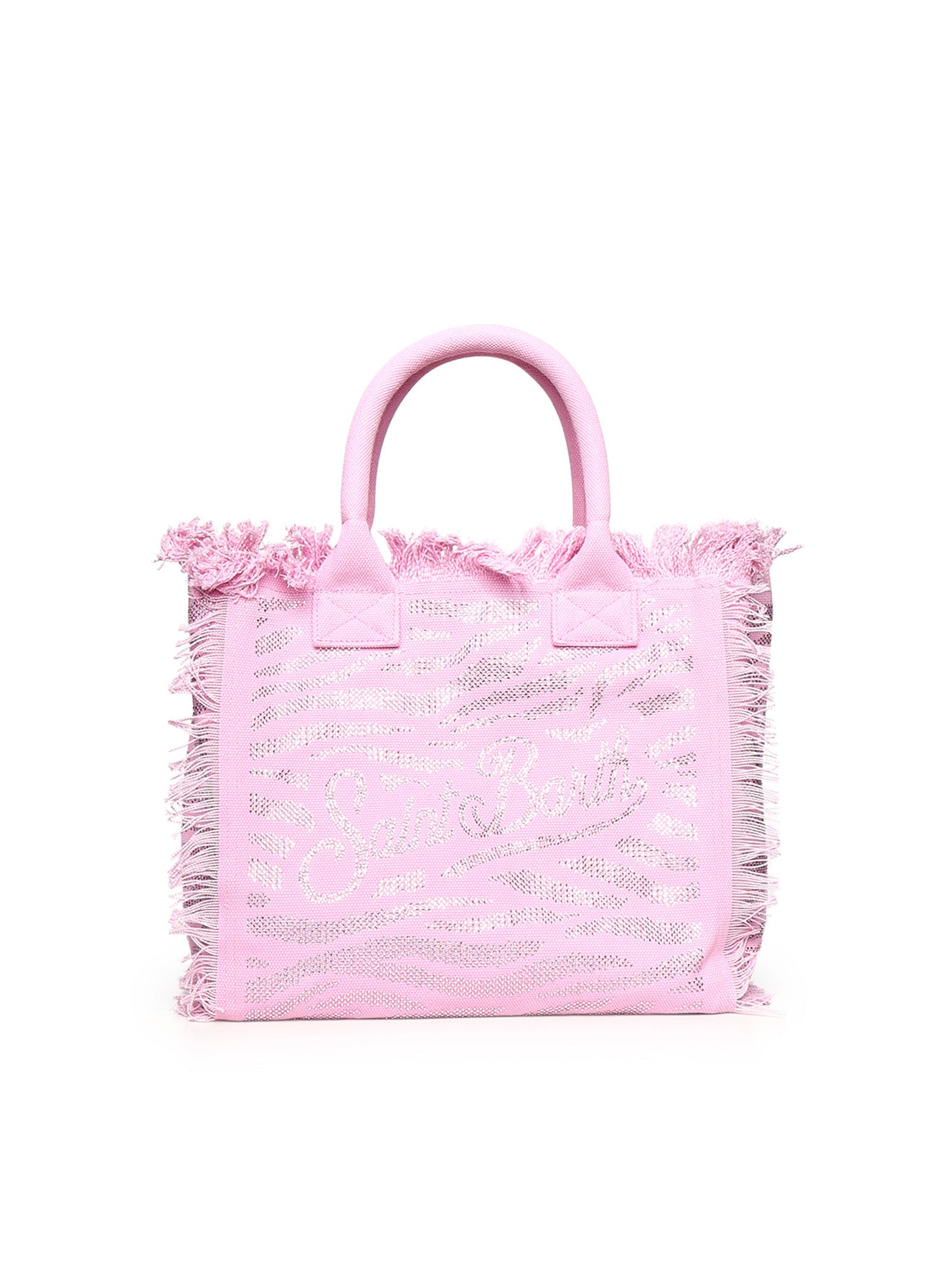 Borsa Vanity in canvas animalier con strass VANI001 08749L MC2 SAINT BARTH 