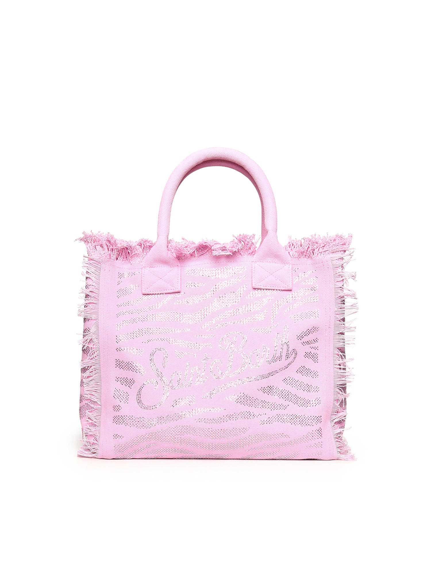 Borsa Vanity in canvas animalier con strass VANI001 08749L MC2 SAINT BARTH 