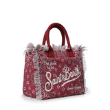 Borsa Vanity regular in canvas con stampa bandana VANI001 09486L MC2 SAINT BARTH 