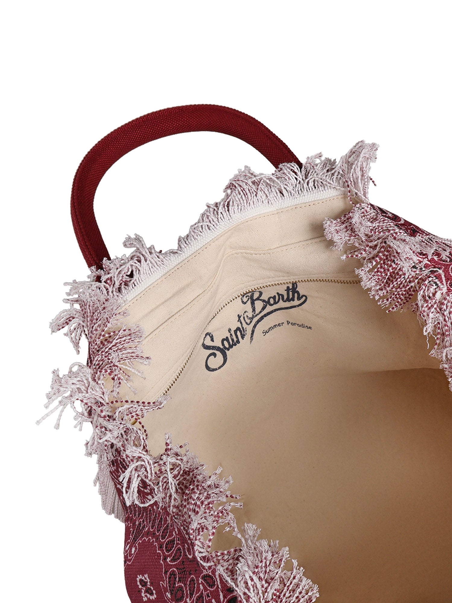 Borsa Vanity regular in canvas con stampa bandana VANI001 09486L MC2 SAINT BARTH 