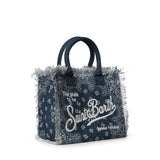 Borsa Vanity regular in canvas con stampa bandana<BR/> VANI001 09488L MC2 SAINT BARTH 
