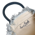 Borsa Vanity regular in canvas con stampa bandana<BR/> VANI001 09488L MC2 SAINT BARTH 