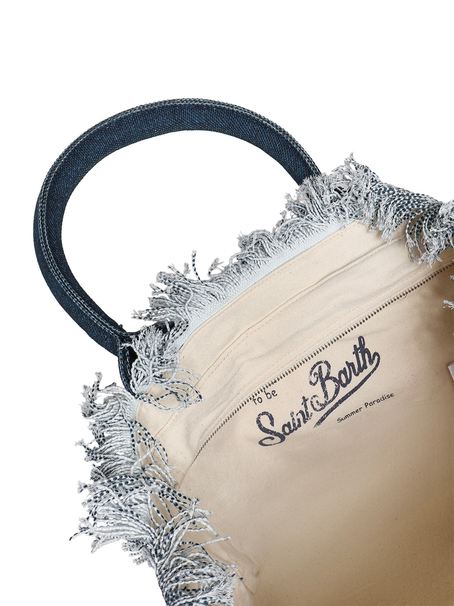Borsa Vanity regular in canvas con stampa bandana<BR/> VANI001 09488L MC2 SAINT BARTH 