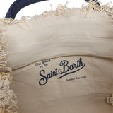 Borsa Vanity in canvas a righe VANI001 09510L MC2 SAINT BARTH 