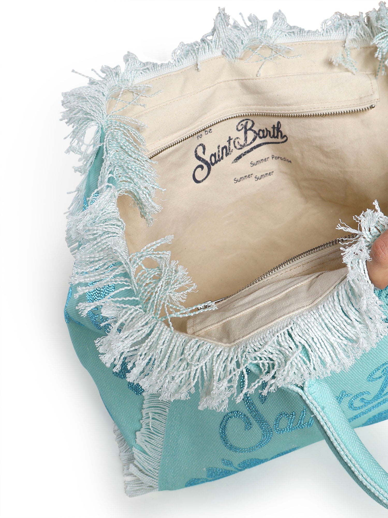 Borsa Vanity in tela con strass VANI001 09672L MC2 SAINT BARTH 