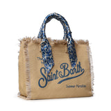 Borsa Vanity in canvas con twill removibile VANI045 09245L MC2 SAINT BARTH 
