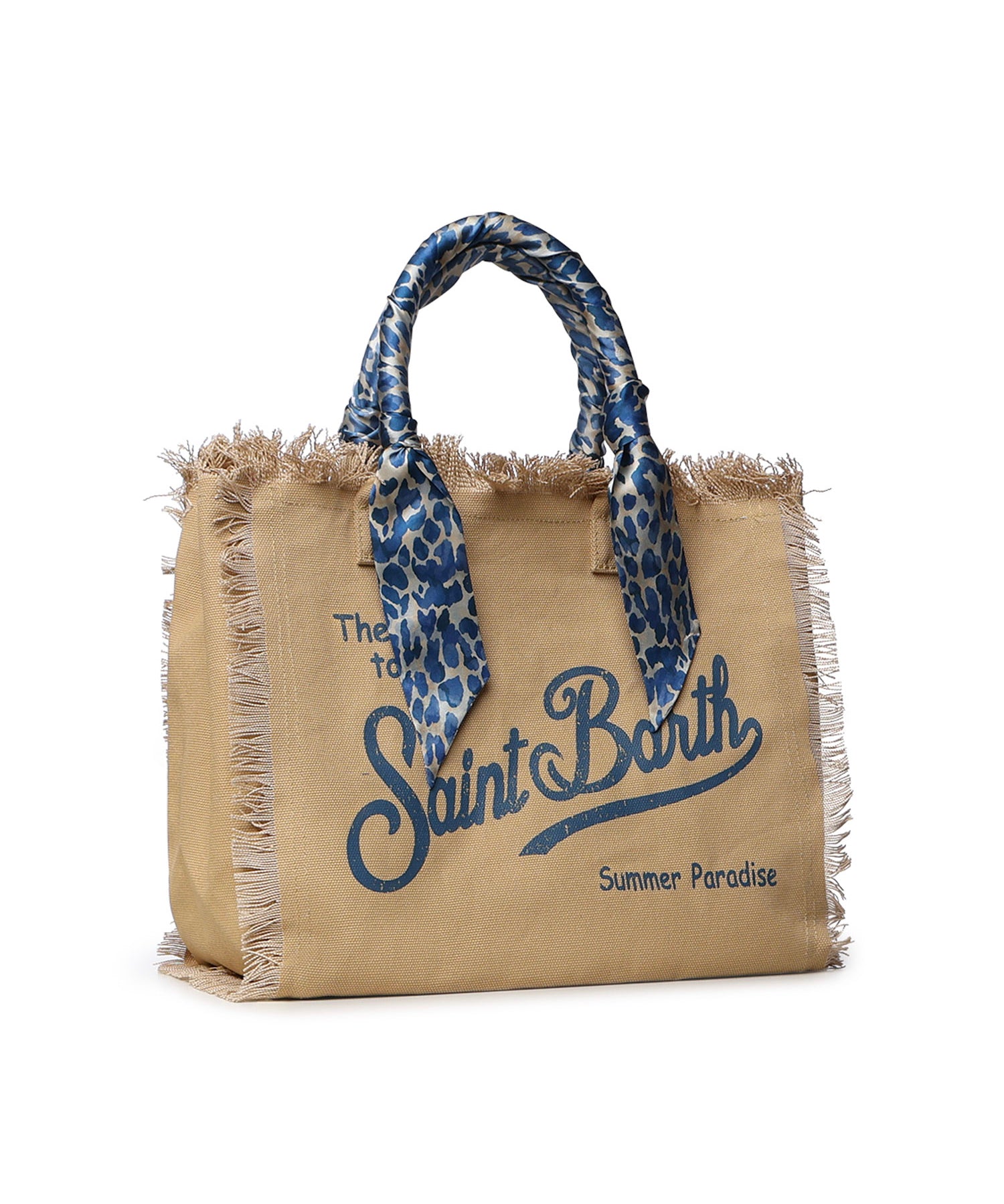 Borsa Vanity in canvas con twill removibile VANI045 09245L MC2 SAINT BARTH 