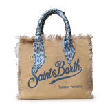 Borsa Vanity in canvas con twill removibile VANI045 09245L MC2 SAINT BARTH 